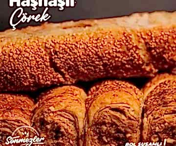 Meşhur Haşhaşlı Cevizli Çörek Adet